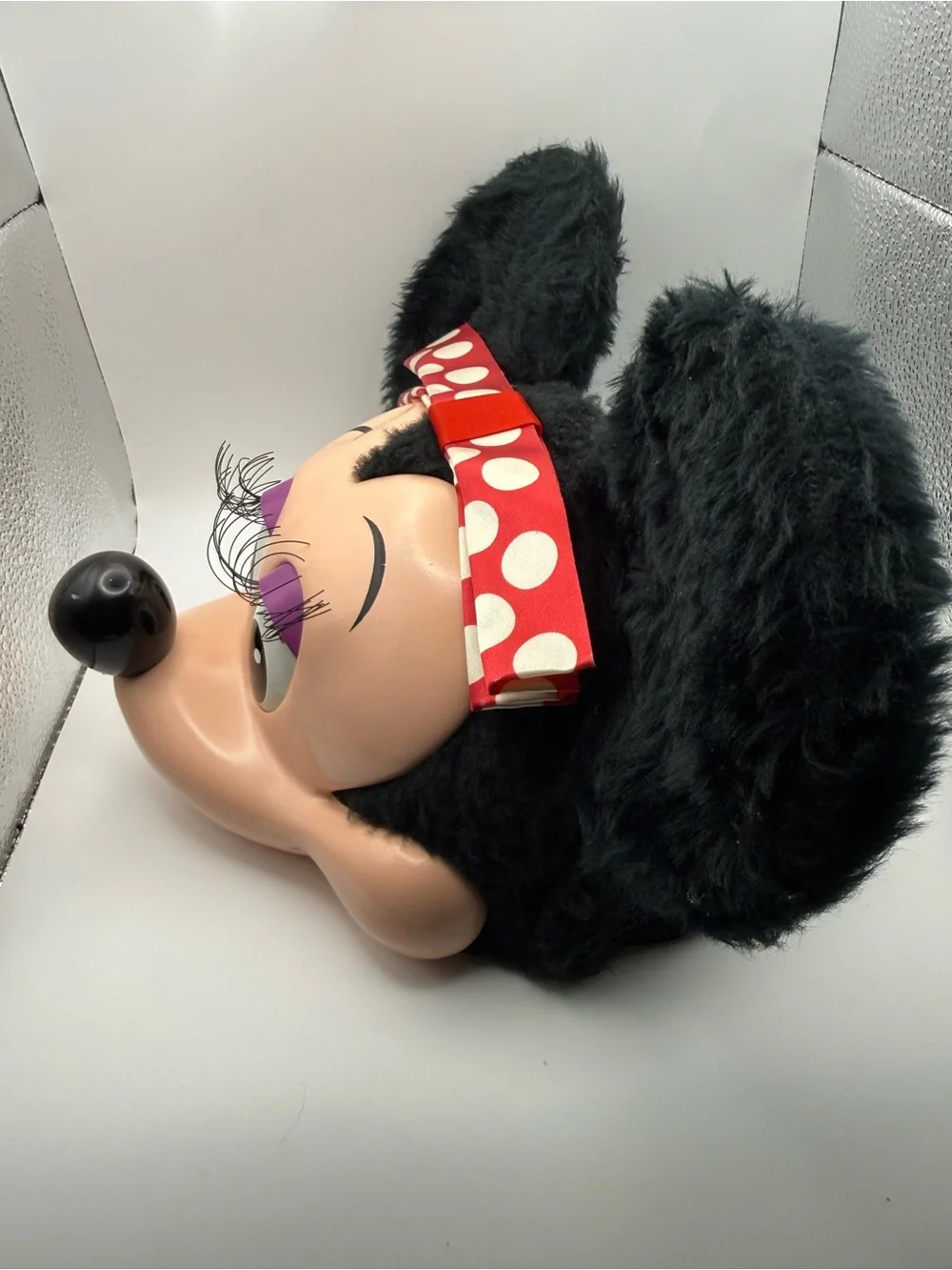 Vintage Minnie Mouse 90s SnapBack Hat 3D Hard Head WPlush Ears One Size Fill All